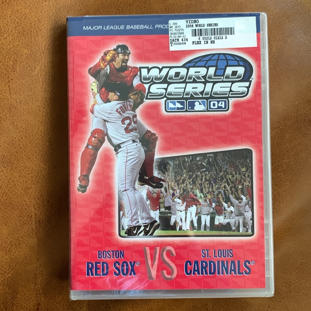 RED SOX 2004 World Series DVD SEALED NEW NWT